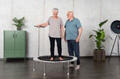 Trampolin Übungen für Senioren